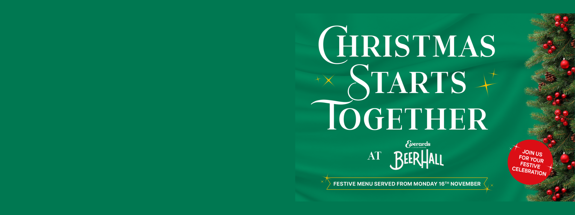 Celebrate the festive season with us