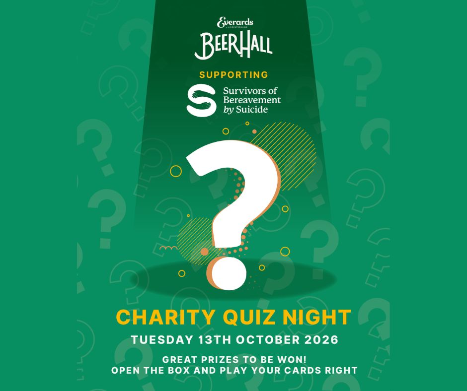 Charity Quiz Night in support of Survivors of Bereavement by Suicide