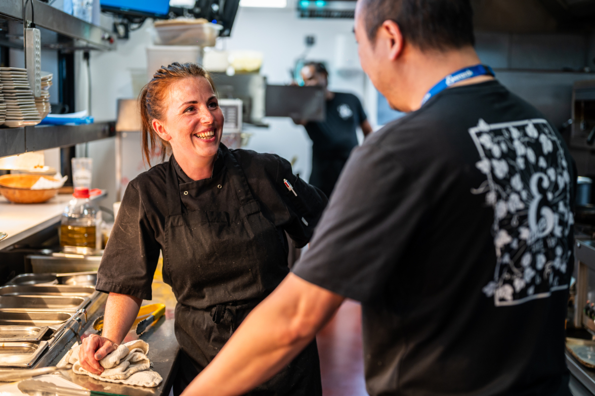 Kitchen team at Everards