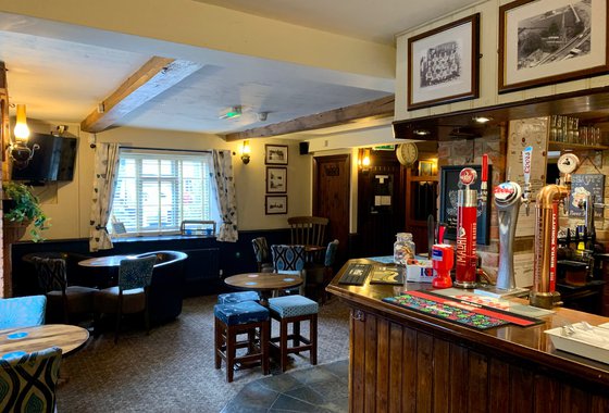 Inside the traditional bar area at the front of the pub.jpg