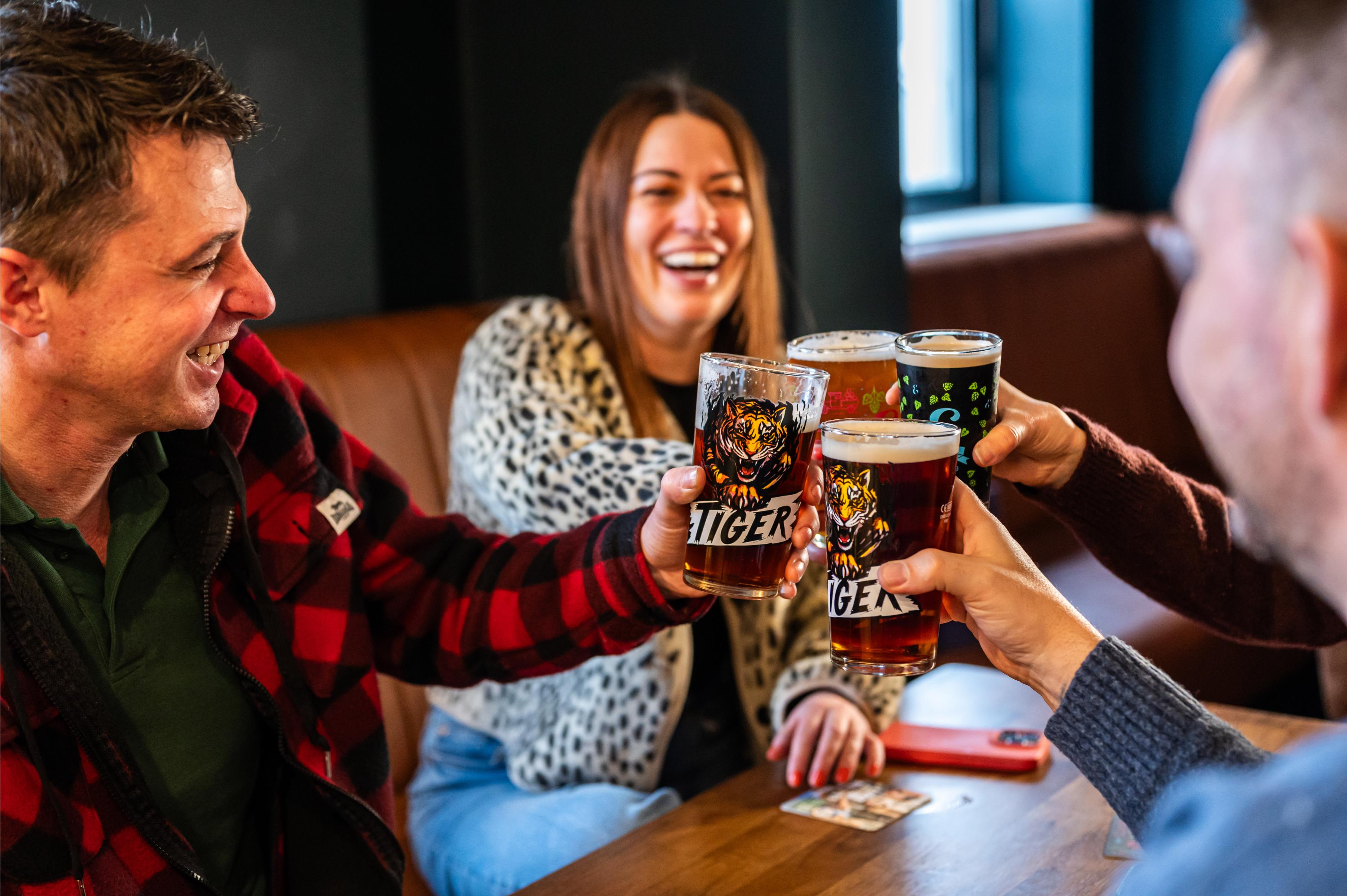 Celebrating three medal wins at the International Beer Challenge
