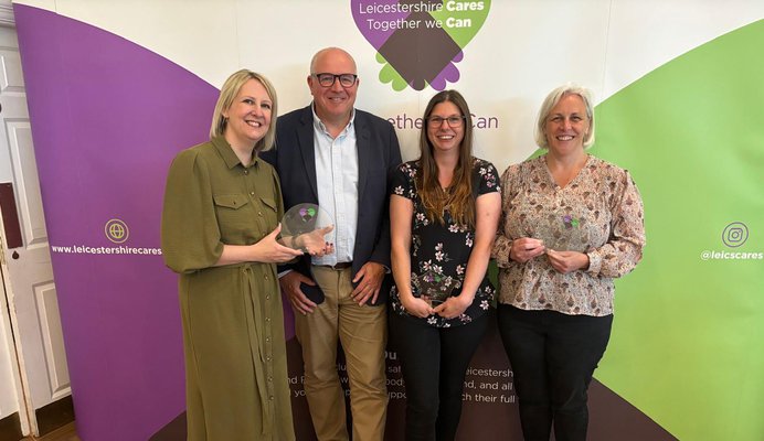 Leicestershire Cares - Three award winners!