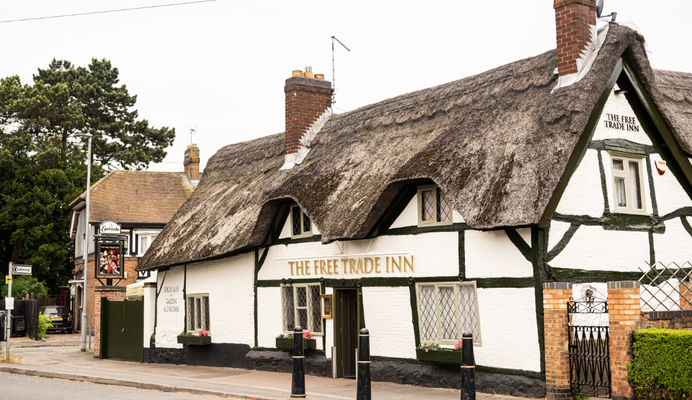 The story behind the new swing sign at The Free Trade Inn